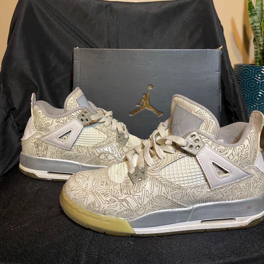 AIR JORDAN 4 RETRO LASER BG